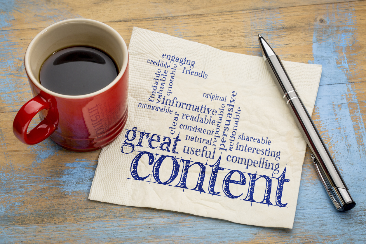 content to showcase your expertise