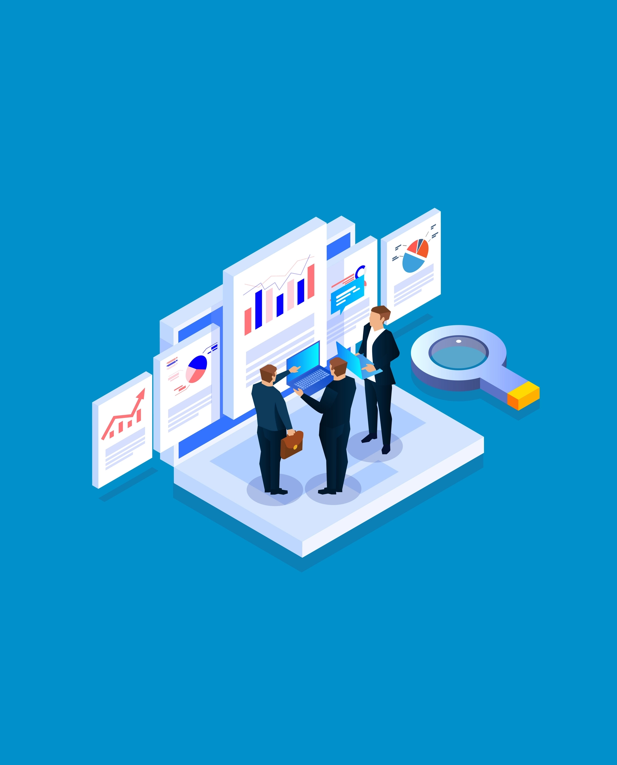 Advantage Marketing B2B buying and sales marketing discussions graphic